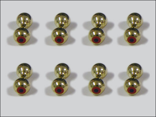 Bug-Eyes 6.4 mm (guld)