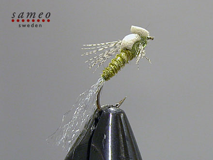 Foam Biot Sparkle Emerger Green Drake